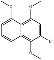 2-BROMO-1,4,5-TRIMETHOXYNAPHTHALENE, 107941-22-0, 结构式