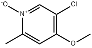 3-chloro-4-methoxy-6-methylpyridine N-oxide Structure