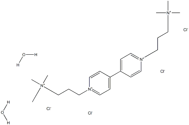 1,1'-双[3-(三甲基铵)丙基]-4,4'-联吡啶四氯化物 二水合物,108228-37-1,结构式