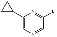 2-bromo-6-cyclopropylPyrazine,1086382-98-0,结构式