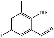 2-氨基-5-碘-3-甲基苯甲醛,108857-26-7,结构式