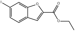 6-碘苯并呋喃-2-甲酸乙酯,1089681-88-8,结构式