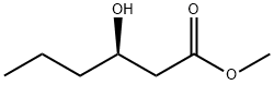 (R)methyl 3-hydroxyhexanoate 化学構造式