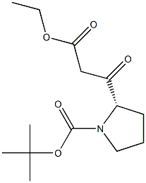 Ethyl (S)-1-Boc-b-oxo-2-Pyrrolidinepropanoate Structure