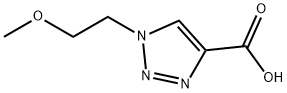 1-(2-Methoxyethyl)-1H-1,2,3-triazole-4-carboxylic acid 化学構造式