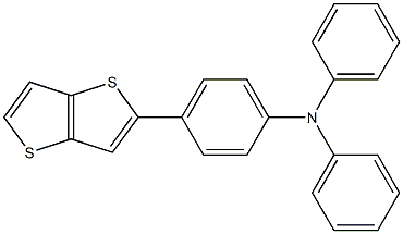 Diphenyl-(4-thieno[3,2-b]thiophen-2-yl-phenyl)-amine,1092363-76-2,结构式