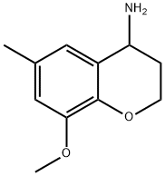8-METHOXY-6-METHYL-3,4-DIHYDRO-2H-1-BENZOPYRAN-4-AMINE Structure