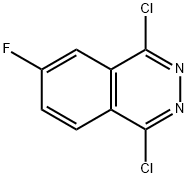 PHTHALAZINE,1,4-DICHLORO-6-FLUORO Structure