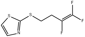 2-(3,4,4-三氟-3-烯基硫基)-1,3-噻唑,109993-23-9,结构式