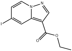 Ethyl 5-iodopyrazolo[1,5-a]pyridine-3-carboxylate Structure