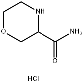 Morpholine-3-carboxylic acid amide hydrochloride Struktur