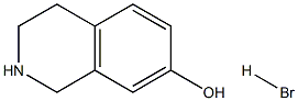 1,2,3,4-Tetrahydroisoquinolin-7-ol hydrobromide Structure