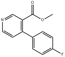 Methyl 4-(4-fluorophenyl)nicotinate Structure