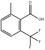 2-甲基-6-三氟甲基苯甲酸, 1104383-68-7, 结构式