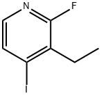 3-乙基-2-氟-4-碘吡啶, 1110734-53-6, 结构式