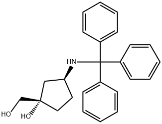 (1S,3S)-1-(Hydroxymethyl)-3-(tritylamino)cyclopentanol|(1S,3S)-1-(羟甲基)-3-(三苯甲基氨基)环戊醇