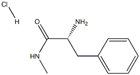 (R)-a-Amino-N-methyl-benzenepropanamide HCl,111321-55-2,结构式