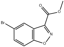 5-Bromo-benzo[d]isoxazole-3-carboxylic acid methyl ester Struktur