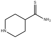 ピペリジン-4-カルボチオアミド 化学構造式