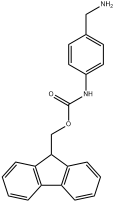 (9H-Fluoren-9-yl)methyl (4-(aminomethyl)phenyl)carbamate Structure