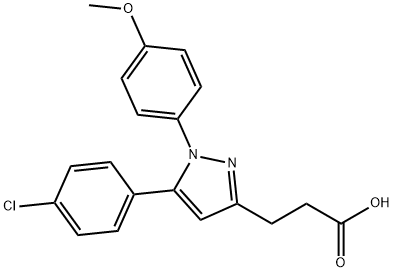 114150-42-4 3-(5-(4-氯苯)-1-(4-甲氧基苯)-1H-吡唑-3-)丙酸