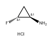 Trans-2-fluorocyclopropanamine hydrochloride Struktur