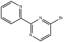 4-Bromo-2-(pyridin-2-yl)pyrimidine 化学構造式