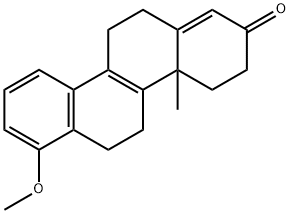 7-METHOXY-4A-METHYL-4,4A,5,6,11,12-HEXAHYDRO-3H-CHRYSEN-2-ONE Struktur