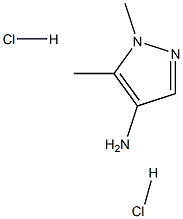 1,5-二甲基-1H-吡唑-4-胺二盐酸 结构式