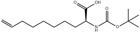 (S)-N-Boc-2-(7'-octenyl)glycine Struktur