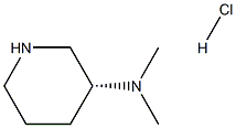 (3R)-N,N-dimethylpiperidin-3-amine,hydrochloride 化学構造式