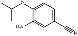 3-氨基-4-(丙烷-2-氧基)苯甲腈 结构式