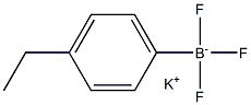 Potassium (4-ethylphenyl)trifluoroboranuide Structure