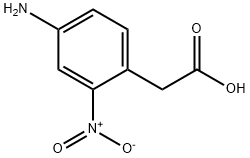 (4-AMINO-2-NITROPHENYL)ACETIC ACID, 116435-81-5, 结构式