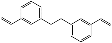 1-ethenyl-4-[2-(4-ethenylphenyl)ethyl]benzene Struktur