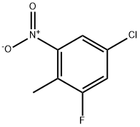 5-chloro-1-fluoro-2-methyl-3-nitrobenzene Struktur