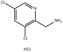 (3,5-二氯吡啶-2-基)甲胺二盐酸盐, 1168139-51-2, 结构式