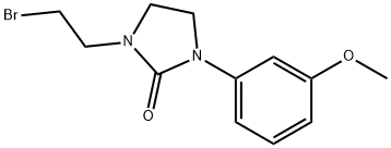 1-(2-bromoethyl)-3-(3-methoxyphenyl)imidazolidin-2-one Structure