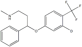 氟西汀-苯基-D5 溶液 结构式
