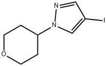 4-iodo-1-(tetrahydro-2H-pyran-4-yl)-1H-pyrazole Structure
