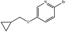 2-溴-5-(环丙基甲氧基)吡啶, 1177269-06-5, 结构式