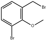 1-溴-3-(溴甲基)-2-甲氧基苯 结构式