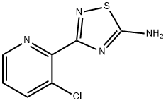3-(3-chloro-2-pyridinyl)-1,2,4-Thiadiazol-5-amine Structure