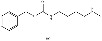 benzyl (4-(methylamino)butyl)carbamate hydrochloride Structure