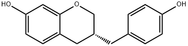 7-Hydroxy-3-(4-hydroxybenzyl)chroman Structure