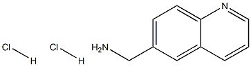 6-胺甲基喹啉二盐酸盐 结构式