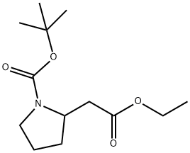 N-BOC-吡咯-2-乙酸乙酯, 118758-56-8, 结构式