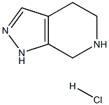 4,5,6,7-tetrahydro-1H-pyrazolo[3,4-c]pyridine hydrochloride Struktur