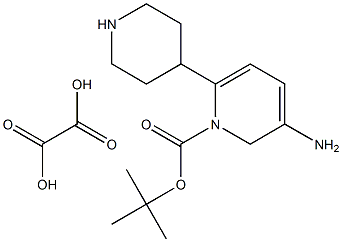 5-氨基-2-(4-N-BOC-哌啶)-吡啶草酸盐, 1187928-22-8, 结构式