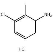 3-氯-2-碘苯胺盐酸盐, 1187928-28-4, 结构式